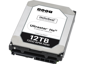 HGST Ultrastar He12 HUH721212ALE600 12TB SATA 3.5" Internal Hard Drive