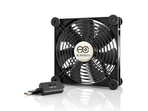 AC Infinity MULTIFAN S4, Quiet 140mm USB Fan for Receiver DVR Playstation Xbox Computer Cabinet Cooling AC Infinity MULTIFAN S4, Quiet 140mm USB Fan for Receiver DVR Playstation Xbox Computer Cabinet Cooling