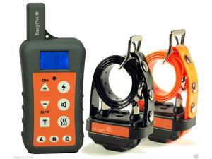 EasyPet® EP-380R Ultra Range 1200M Dog Training Collar System /Remote Rechargeable Waterproof Dog Shock Collar Bark Trainer (2-Dog Collar Set) EasyPet® EP-380R Ultra Range 1200M Dog Training Collar System /Remote Rechargeable Waterproof Dog Shock Collar Bark Trainer (2-Dog Collar Set)
