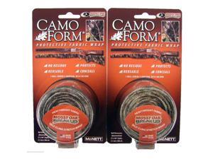 (2 Pack) Camo Form Mossy Oak Break-Up Camouflage Gear Wrap Protective Cling Tape