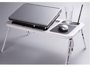 Foldable All in One Laptop Table with Cooling Pad Foldable All in One Laptop Table with Cooling Pad