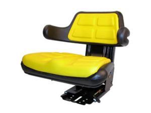 T110BL Black Universal Tractor Seat with Trapezoid Back