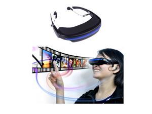 Virtual Private Theatre Video Glasses 4GB 72" 16:9 Virtual Wide Screen Video Glasses Eyewear Mobile Private Theater with AV Input Card Slot Virtual Private Theatre Video Glasses 4GB 72" 16:9 Virtual Wide Screen Video Glasses Eyewear Mobile Private Theater with AV Input Card Slot