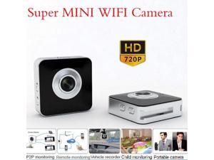 Wireless Car DVR Mini Wifi Camera Car 3g Smart Cloud VIDEO Recorder P2P Two-way Voice 720P Full HD Hidden Car DVR Driving Recorder Live Video Baby Monitor Support IOS Android System