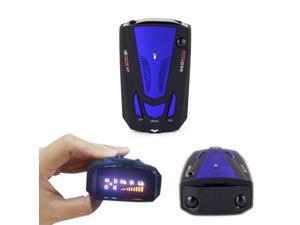 Car Anti-Police GPS Radar Detector Speed Laser Detector Alarm 360 Degree 16 Band X K NK Ku Ka Laser VG-2 V7 LED-(Blue)
