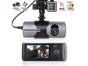 R300 2.7" 1080P Dual Lens Dash Board Camera Car HD DVR Video Recorder GPS Logger R300 2.7" 1080P Dual Lens Dash Board Camera Car HD DVR Video Recorder GPS Logger