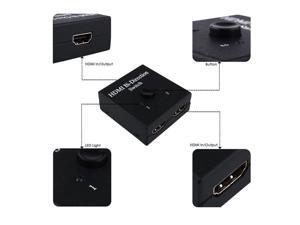 HDMI Bi-direction 2x1 or 1x2 A/B Switch Switcher Converter Support 3D HDMI Bi-direction 2x1 or 1x2 A/B Switch Switcher Converter Support 3D