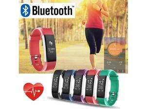 Bluetooth Smart Watch Band Fitness Tracker HR Sleep Monitor Pedometer ID115 Plus
