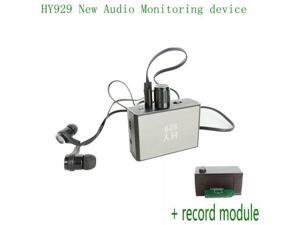 HY929 High Strength Wall Microphone Voice Bug Audio Spy Listen Monitoring Gadgets Device + Recorder Module