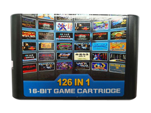 Popular 126 in 1 for Sega Megadrive Genesis Game card with Super Marioed Batman & Robin Popular 126 in 1 for Sega Megadrive Genesis Game card with Super Marioed Batman & Robin