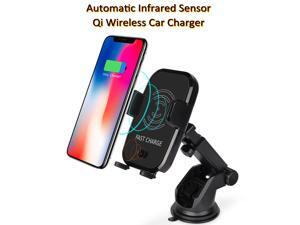 Wireless Car Charger Mount Automatic Infrared Induction Qi Wireless Charger Car Mount Air Vent Phone Holder for iPhone X iPhone 8 Plus Samsung Galaxy S9 S8+ S7 Edge Note 8 & Other Qi Enabled Device Wireless Car Charger Mount Automatic Infrared Induction Qi Wireless Charger Car Mount Air Vent Phone Holder for iPhone X iPhone 8 Plus Samsung Galaxy S9 S8+ S7 Edge Note 8 & Other Qi Enabled Device