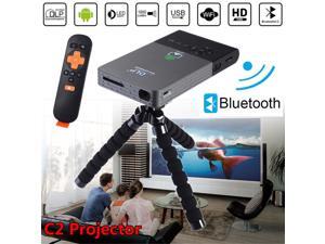 Portable Smart Mini Projector, Outdoor/Indoor Home Theater with Auto Keystone Correction, Bluetooth& WiFi Connectivity DLP Pocket Video Projector Support 1080P for Home Cinema C2(1g+8g) Portable Smart Mini Projector, Outdoor/Indoor Home Theater with Auto Keystone Correction, Bluetooth& WiFi Connectivity DLP Pocket Video Projector Support 1080P for Home Cinema C2(1g+8g)