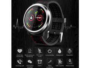 Sports Fitness Tracker, Q68 Waterproof Smart Wristband Watch with Calorie Step Heart Rate Blood Pressure Sleep Monitor Pedometer Remote Camera Call Message Reminder Multi-spot Modes