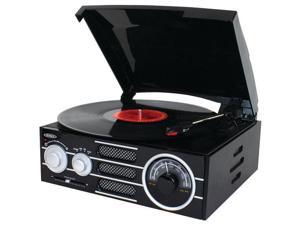 JENSEN JTA300 3-Speed Stereo Turntable with AM/FM Stereo Radio JENSEN JTA300 3-Speed Stereo Turntable with AM/FM Stereo Radio