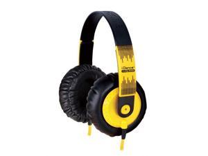 IDANCE SEDJ600 Thick Padded Headphones  Yellow  Black