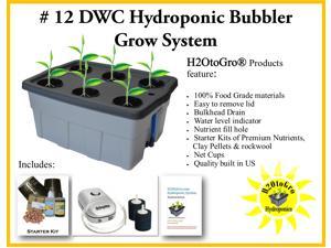 Complete Hydroponic Plant Growing DWC BUBBLER Cloner #3 H2OToGro 