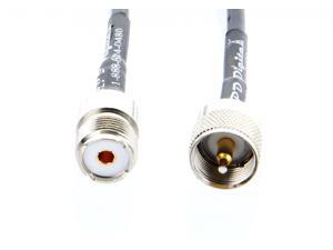 Made RG8X Mini-8-50 Ohm RF Coaxial Cable 3 Feet with BNC Male to BNC Male Connectors MPD Digital U.S.A