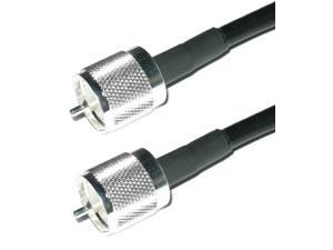 Andrew Commscope CNT-240/LMR-240 Coaxial Cable Jumper Ham/CB Radio Antenna- PL259 (UHF Male) Connector -US Made- (3 FT) Andrew Commscope CNT-240/LMR-240 Coaxial Cable Jumper Ham/CB Radio Antenna- PL259 (UHF Male) Connector -US Made- (3 FT)