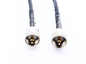 Times Microwave Coax UHF VHF HF with PL-259 Connectors Marine Radio, CB, or Ham Radio LMR-195 Antenna Cable - 25 ft Times Microwave Coax UHF VHF HF with PL-259 Connectors Marine Radio, CB, or Ham Radio LMR-195 Antenna Cable - 25 ft