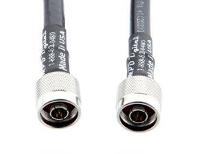 N-Male to N-Male LMR-400 Cable| Times Microwave Ultra Low Loss LMR400 Coax Made in USA by MPD Digital (TM) (25 ft) N-Male to N-Male LMR-400 Cable| Times Microwave Ultra Low Loss LMR400 Coax Made in USA by MPD Digital (TM) (25 ft)