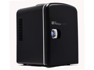 Uber Appliance UB-CH1 Uber Chill Mini Fridge 6-can portable Thermoelectric Cooler and Warmer mini fridge for bedroom, office or dorm (Blackout Matte Black) Uber Appliance UB-CH1 Uber Chill Mini Fridge 6-can portable Thermoelectric Cooler and Warmer mini fridge for bedroom, office or dorm (Blackout Matte Black)