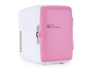 Uber Appliance UB-KH1 Uber Kuhl Electric Personal and Portable 4 Liter/6 can Mini fridge cooler and warmer AC/DC for Car, RV, Home, Dorm and Office (White)
