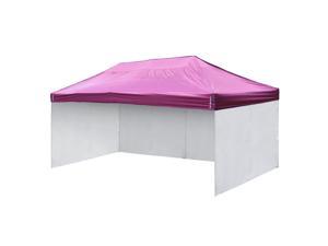 InstaHibit 10x20Ft Pop up Canopy Top Kit 4 Privacy Sidewalls uv30+ Yard Party