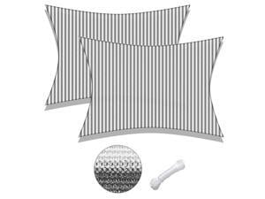 Yescom 2 Pack 13x10 Ft 97% UV Block Rectangle Sun Shade Sail Canopy Cover Net Patio Yescom 2 Pack 13x10 Ft 97% UV Block Rectangle Sun Shade Sail Canopy Cover Net Patio