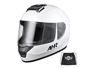 AHR RUN-F3 Full Face Motorcycle Helmet Adult DOT Removable Liner Motor Bike XL