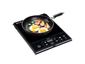 1800W Electric Single Induction Cooker Portable Burner Cooktop Digital Touch Panel Kid Lock Hotplate