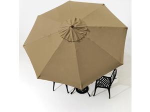 Yescom 10 Ft Patio Umbrella Replacement Canopy Market Table Top Outdoor Beach Backyard