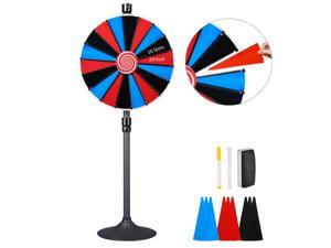 WinSpin 24" DIY Color Prize Wheel Tabletop Floor Stand Spin Game Trade show