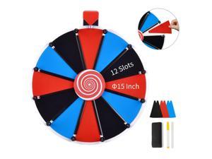 WinSpin 18 Inch Tabletop Color Prize Wheel 14 Slots Editable