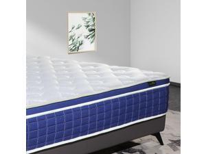 Yescom 10 Inch Queen Size Mattress Independent Pocket Spring Nonwoven Material
