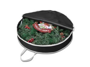 30 Christmas Wreath Storage Bag Zipper Handle Garland Holiday Xmas Decoration
