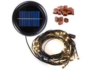 30 LED Solar Powered String Light Warm White for 6-Rib 8ft 9ft Outdoor Garden Patio Wooden Umbrella 30 LED Solar Powered String Light Warm White for 6-Rib 8ft 9ft Outdoor Garden Patio Wooden Umbrella