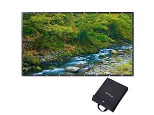 Instahibit® 150" 16:9 Portable Front Projection Screen Foldable PVC 4K HD Home Instahibit® 150" 16:9 Portable Front Projection Screen Foldable PVC 4K HD Home