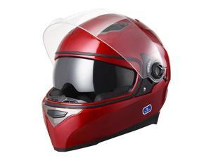 AHR RUN-F DOT Motorcycle Full Face Helmet Dual Visors Sun Shield ABS Street Bike Touring Adult