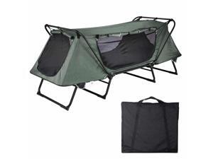 1-Person Folding Tent Cot Waterproof Oxford with Mesh Carry Bag Portable Sleeping Bed Camping Hiking 1-Person Folding Tent Cot Waterproof Oxford with Mesh Carry Bag Portable Sleeping Bed Camping Hiking