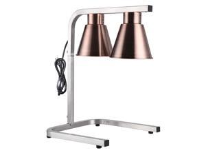 Aluminum Dual Heat Lamp Food Warmer Countertop Kitchen Buffet Court Restaurant Aluminum Dual Heat Lamp Food Warmer Countertop Kitchen Buffet Court Restaurant