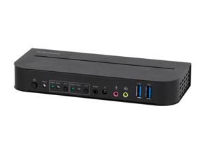 Monoprice Blackbird 4K HDMI 2.0 and USB 3.0 2x1 KVM Switch, 4K@60Hz, HDR, YCbCr 4:4:4, HDCP 2.2, Share 2 Computers with 1 Keyboard Mouse Monitor Printer