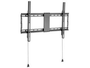 Monoprice Wide Screen Low Profile Fixed TV Wall Mount Bracket - LED TVs 37in to 80in, Max Weight 154 lbs., VESA Patterns Up to 600x400, Fits Curved Screens - Commercial Series