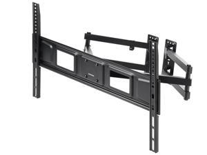 Monoprice Corner Friendly Full-Motion Articulating TV Wall Mount Bracket For TVs 32in to 70in, Max Weight 99lbs, VESA Patterns Up to 600x400, Fits Curved Screens - Cornerstone Series