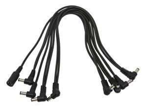 Monoprice 8Head MultiPlug 12 DaisyChain Cable w 21mm Pins for Guitar Pedal Power Adapters