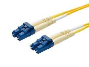 Monoprice Fiber Optic Cable - 6 Meter - Yellow | LC to LC, 9/125 Type, Single Mode, Duplex
