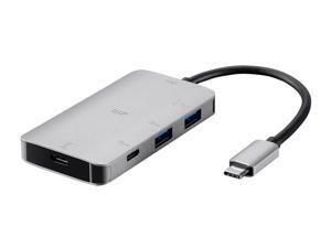 Monoprice USB-C to USB3.0 A x2 + USB 3.0 A(BC 1.2) + USB C Data & PD3.0 Charging | 100W, 5G, Aluminum Alloy, Nickel Plated - Consul Series