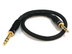 Monoprice 15ft Premier Series 14in TRS Male to Male Cable 16AWG Gold Plated