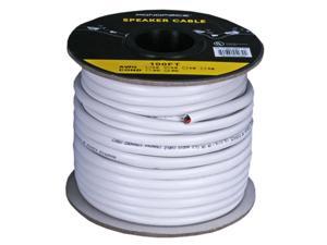 Monoprice Access Series 14 Gauge AWG CL2 Rated 4 Conductor Speaker Wire / Cable - 100ft Fire Safety In Wall Rated, Jacketed In White PVC Material 99.9% Oxygen-Free Pure Bare Copper Monoprice Access Series 14 Gauge AWG CL2 Rated 4 Conductor Speaker Wire / Cable - 100ft Fire Safety In Wall Rated, Jacketed In White PVC Material 99.9% Oxygen-Free Pure Bare Copper