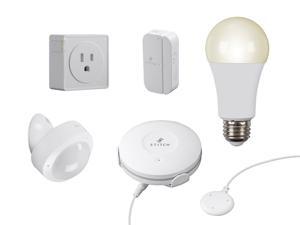 Monoprice Wireless Smart Home Starter Kit - 5 Pieces, No Hub Required, Easy Set Up & Install - From STITCH Smart Home Collection Monoprice Wireless Smart Home Starter Kit - 5 Pieces, No Hub Required, Easy Set Up & Install - From STITCH Smart Home Collection