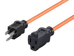 Monoprice 10ft 16/3 SJTW Orange Outdoor Ext. Cord